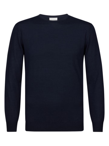 PROFUOMO Wollen trui donkerblauw