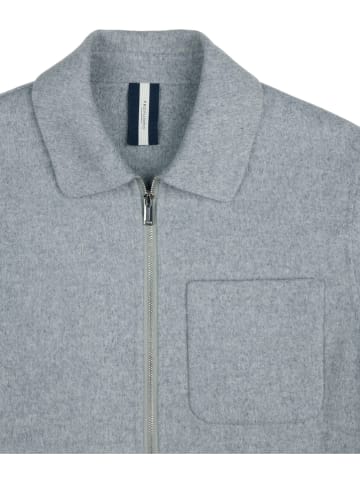 Wolljacke in Hellgrau