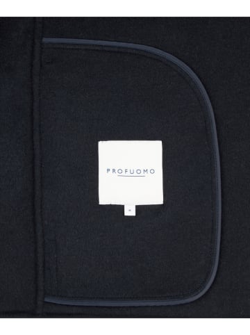 PROFUOMO Wollen jas donkerblauw