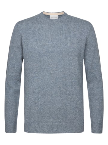 PROFUOMO Wollpullover in Blau