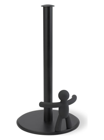 Stojak "Buddy" w kolorze czarnym na ręcznik papierowy - wys. 34 x Ø 18,5 cm