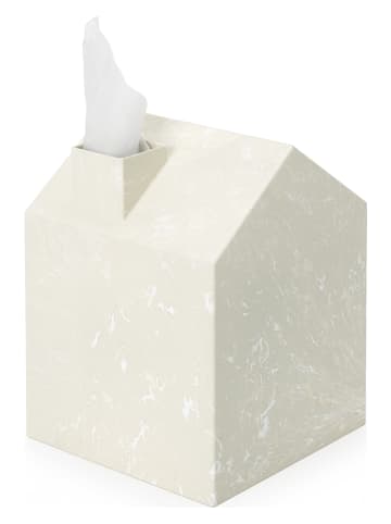 Kosmetiktücherbox ''Casa'' in Beige - (B)13 x (H)17 x (T)13 cm