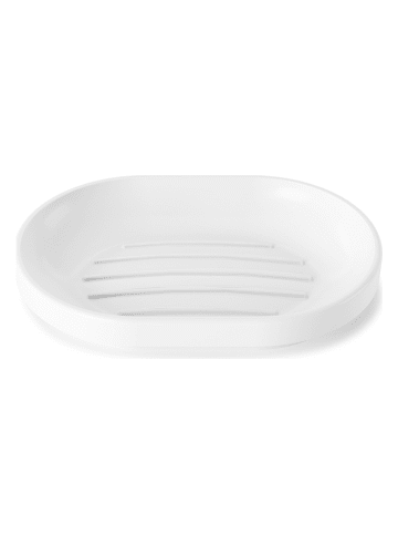 Seifenschale ''Step'' in Weiß - (B)15 x (H)3 x (T)10 cm