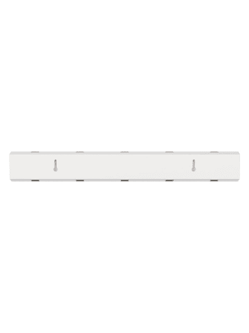 umbra Wandgarderobe ''Filip 5'' in Weiß - (B)51 x (H)6 x (T)3 cm