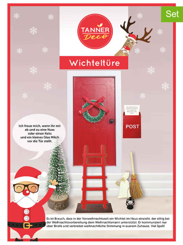 Zestaw dekoracji świątecznych "Elf Door"