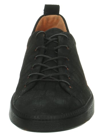 Think! Leren sneakers "Turna" zwart