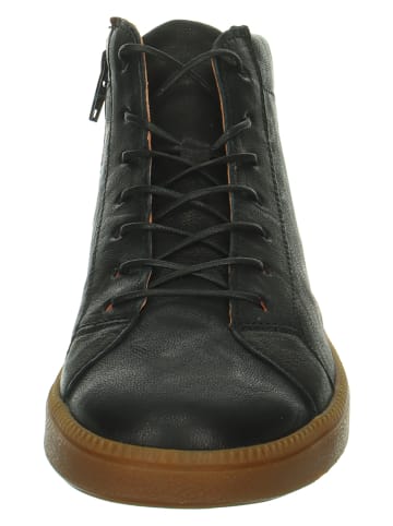 Think! Leren sneakers "Turna" zwart