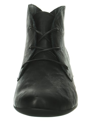 Think! Leren veterschoenen "Guad" zwart