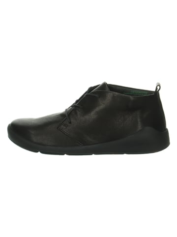Think! Leder-Schnürschuhe "Duene" in Schwarz