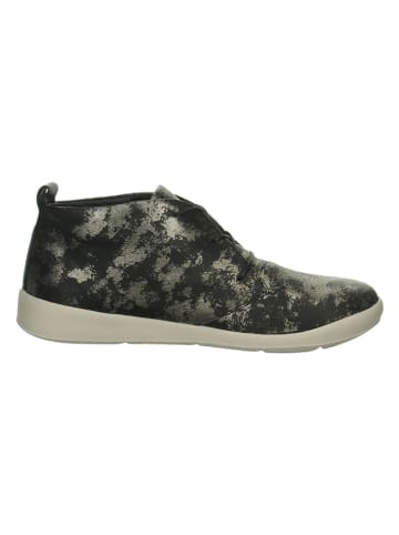 Think! Leren veterschoenen "Duene" zwart/meerkleurig