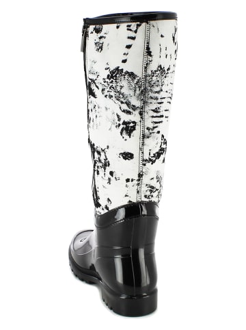 Living Kitzbühel Gummistiefel in Schwarz/ Creme