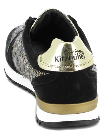 Sneakers in Schwarz/ Gold