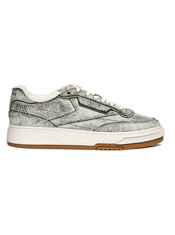 Skórzane sneakersy "Club C LTD" w kolorze czarno-białym