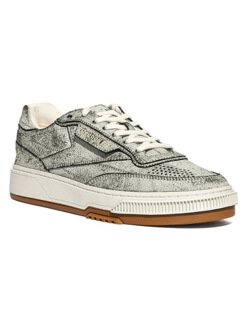 Skórzane sneakersy "Club C LTD" w kolorze czarno-białym