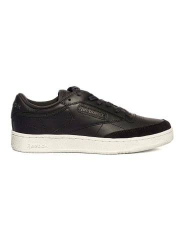 Leder-Sneakers "Club C" in Schwarz