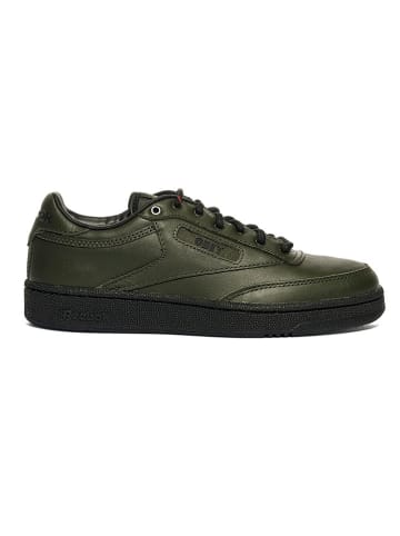 Skórzane sneakersy "Club C 85" w kolorze khaki