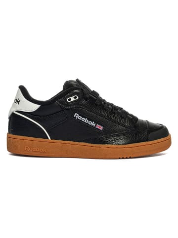 Leder-Sneakers "Club C Bulc" in Schwarz