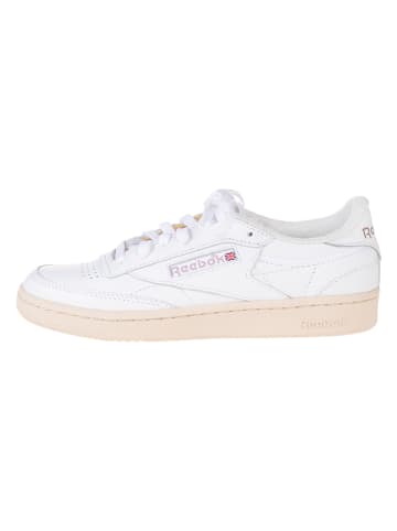 Leren sneakers "Club C 85 Vintage" crème