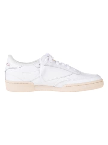 Skórzane sneakersy "Club C 85 Vintage" w kolorze kremowym