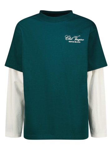 Vingino Longsleeve in Grün/ Creme