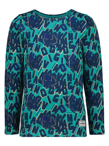 Vingino Pyjama in Dunkelblau/ Türkis