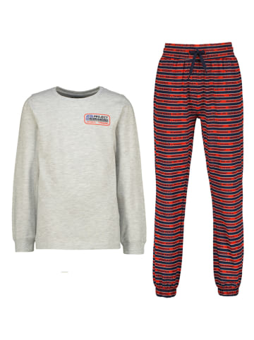 Vingino Pyjama grijs/rood