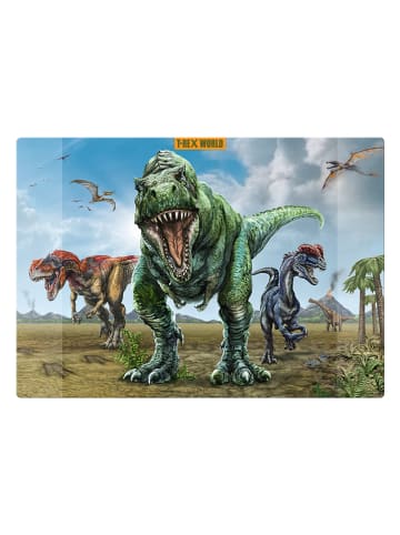 Die Spiegelburg Schreibtischauflage "T-Rex World" in Bunt