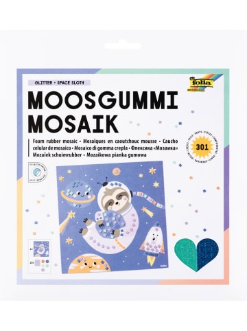 folia PAPER Moosgummi-Mosaik-Set "Space Sloth" in Bunt