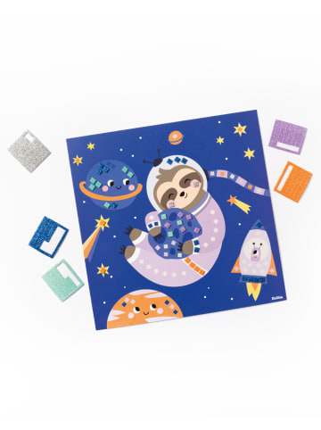 folia PAPER Moosgummi-Mosaik-Set "Space Sloth" in Bunt