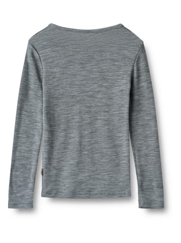 Wollen longsleeve ''Alfie'' grijs
