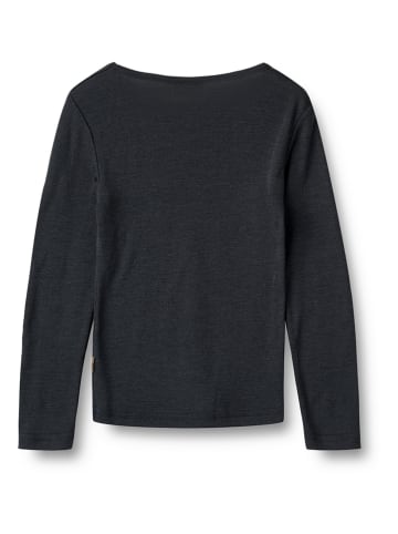 Woll-Longsleeve ''Alfie'' in Dunkelblau
