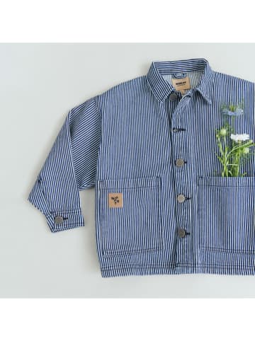 Spijkerjas "Cole" blauw/wit