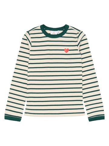 The NEW Longsleeve "Vica" in Beige/ Grün