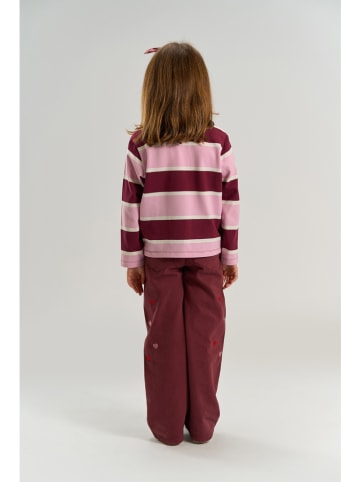 The NEW Poloshirt "Vidette" in Bordeaux/ Rosa