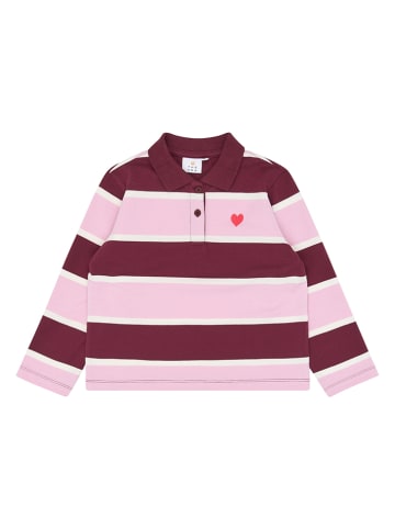 The NEW Poloshirt "Vidette" in Bordeaux/ Rosa