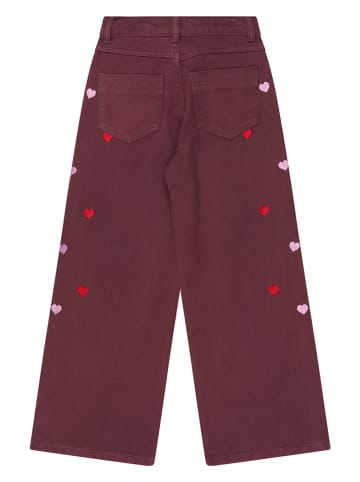 The NEW Jeans "Valentine" - Wide Fit - in Bordeaux