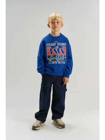 Sweatshirt "Vern" blauw