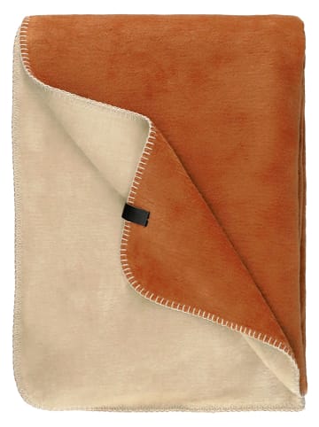 Plaid ''Favorit'' in Orange - (L)200 x (B)150 cm