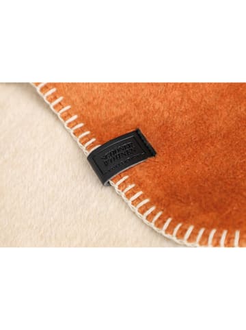 Schöner Wohnen Plaid ''Favorit'' in Orange - (L)200 x (B)150 cm
