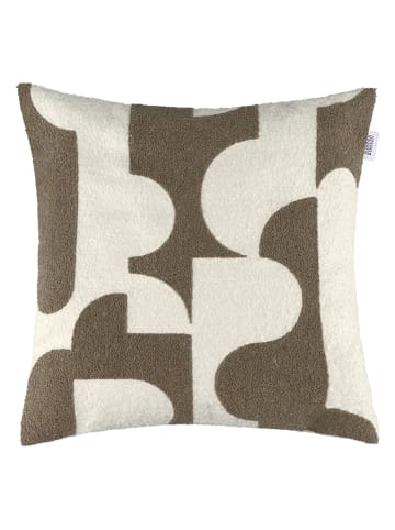 Schöner Wohnen Kissenhülle ''Likely'' in Beige/ Braun - (L)45 x (B)45 cm