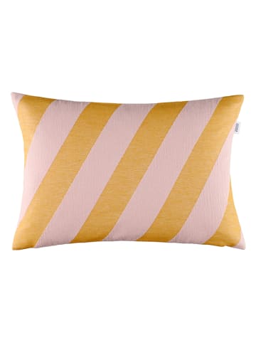 Schöner Wohnen Kissenhülle ''Junction'' in Rosa/ Gelb - (L)38 x (B)58 cm