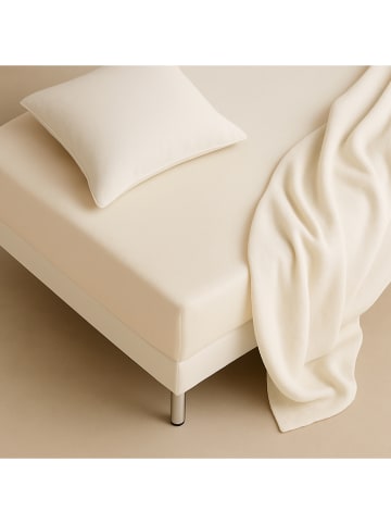 Schöner Wohnen Spannbettlaken ''Flat'' in Creme