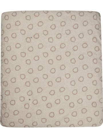 Wickelauflagenbezug "Bauernhof" in Hellbraun - (L)80 x (B)90 cm