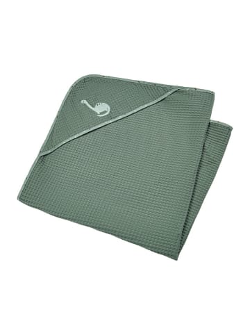 Babydecke "Dino Rexi" in Grün - (L)73 x (B)73 cm
