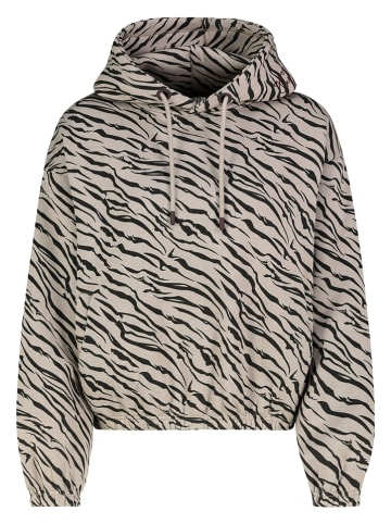 Eight2Nine Hoodie in Creme/ Schwarz