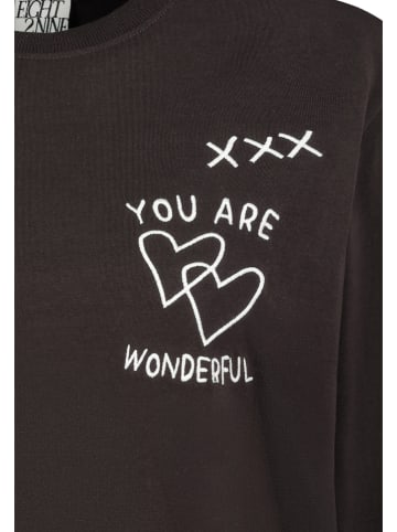 Eight2Nine Longsleeve in Dunkelbraun