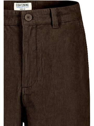 Eight2Nine Cordhose in Dunkelbraun