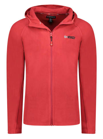 Geographical Norway Kurtka polarowa "Tugood" w kolorze czerwonym