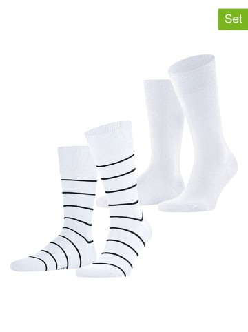 ESPRIT 2-delige set: sokken wit