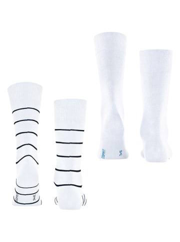 ESPRIT 2er-Set: Socken in Weiß